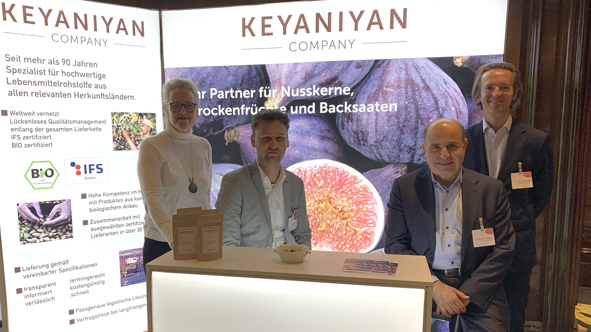 Messestand Keyaninyan Süsswarenkongress in Berlin